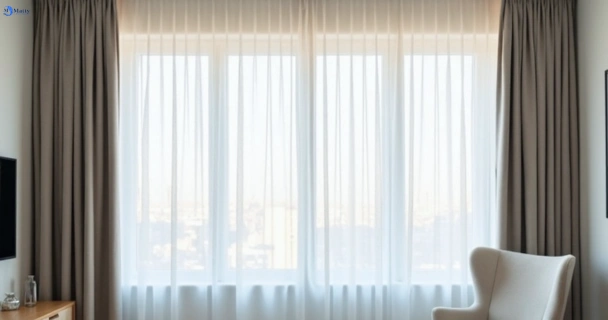 Restored vibrant drapes in marcus-beach QLD after Matty Curtain Cleaning