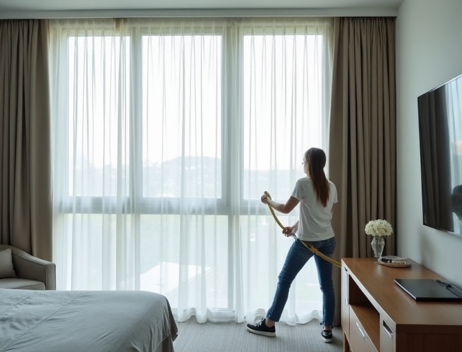 Marcus Beach Sheer Curtain Cleaning
